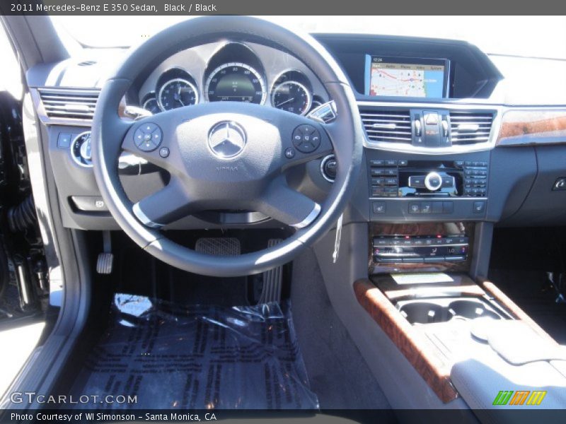 Black / Black 2011 Mercedes-Benz E 350 Sedan