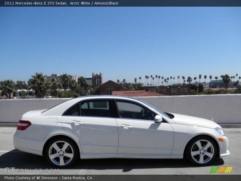 Arctic White / Almond/Black 2011 Mercedes-Benz E 350 Sedan