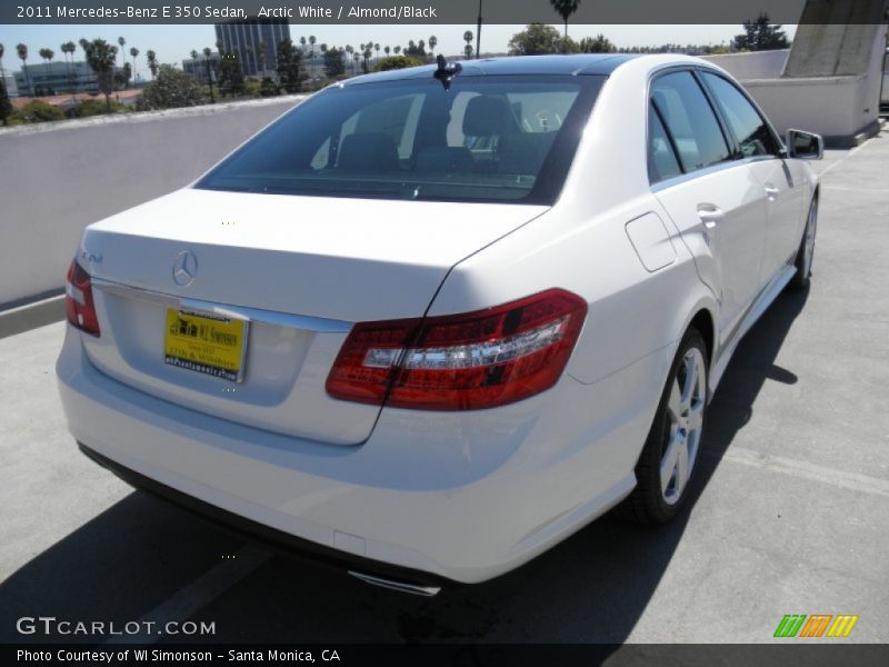 Arctic White / Almond/Black 2011 Mercedes-Benz E 350 Sedan