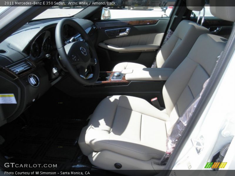 Arctic White / Almond/Black 2011 Mercedes-Benz E 350 Sedan