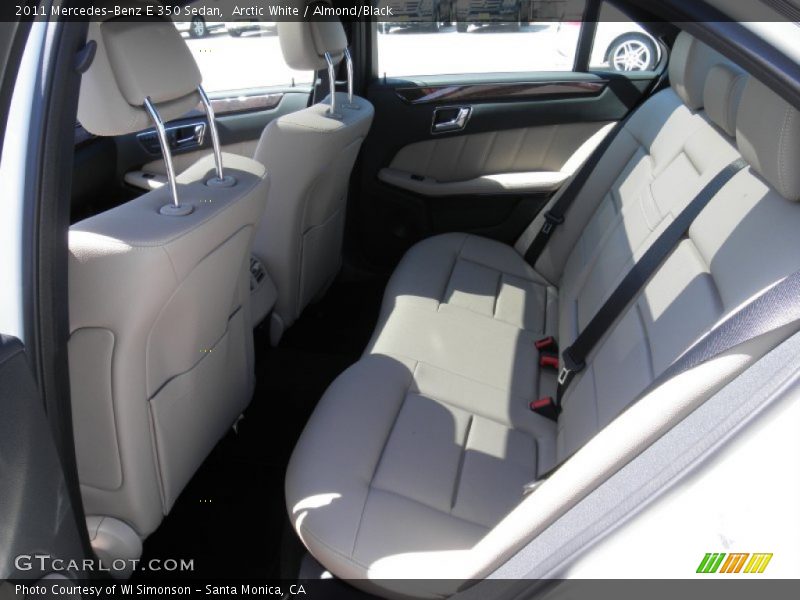 Arctic White / Almond/Black 2011 Mercedes-Benz E 350 Sedan