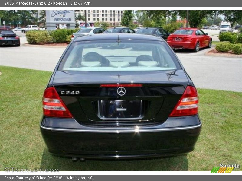 Black / Ash 2005 Mercedes-Benz C 240 Sedan