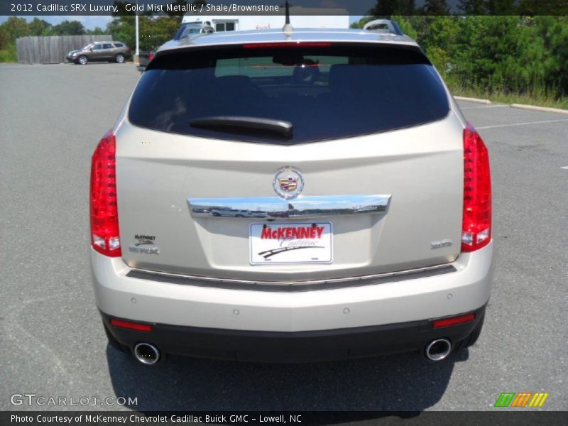Gold Mist Metallic / Shale/Brownstone 2012 Cadillac SRX Luxury