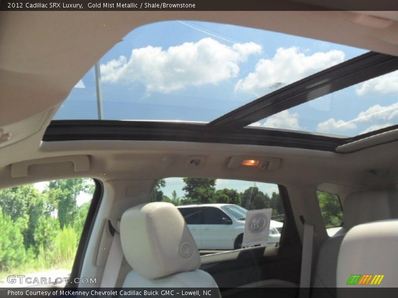 Sunroof of 2012 SRX Luxury