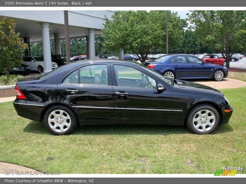 Black / Ash 2005 Mercedes-Benz C 240 Sedan