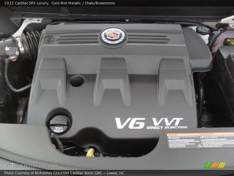  2012 SRX Luxury Engine - 3.6 Liter DI DOHC 24-Valve VVT V6