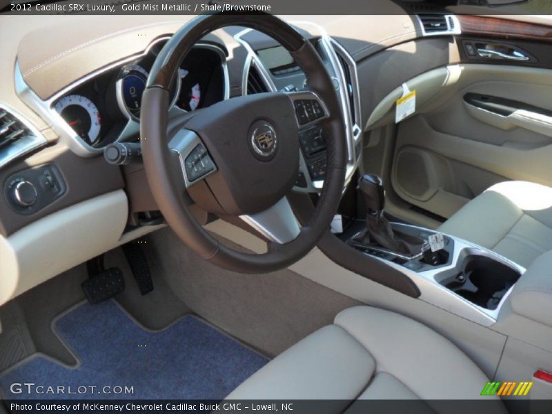 Shale/Brownstone Interior - 2012 SRX Luxury 