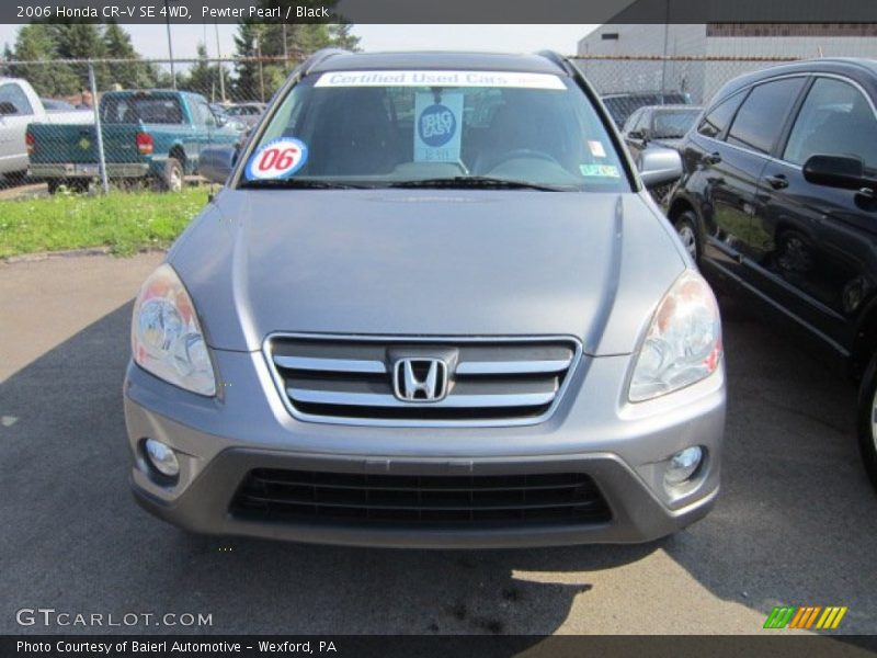 Pewter Pearl / Black 2006 Honda CR-V SE 4WD