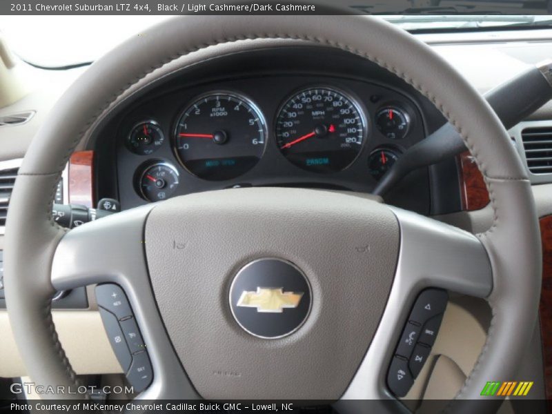 Black / Light Cashmere/Dark Cashmere 2011 Chevrolet Suburban LTZ 4x4