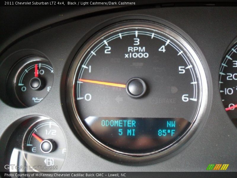 Black / Light Cashmere/Dark Cashmere 2011 Chevrolet Suburban LTZ 4x4