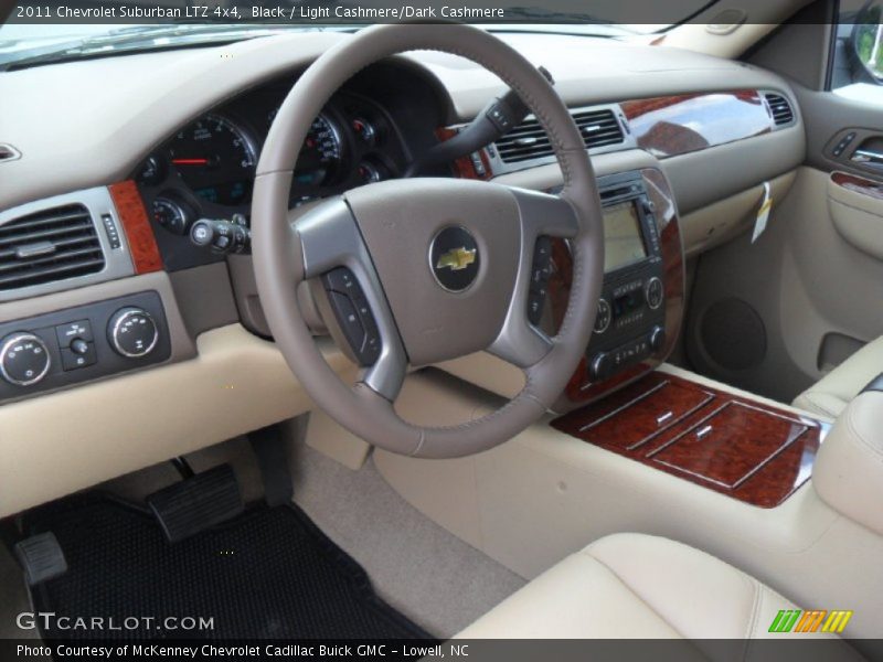 Black / Light Cashmere/Dark Cashmere 2011 Chevrolet Suburban LTZ 4x4