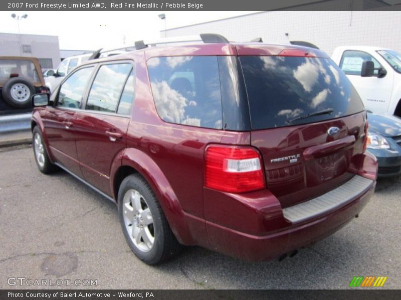  2007 Freestyle Limited AWD Red Fire Metallic