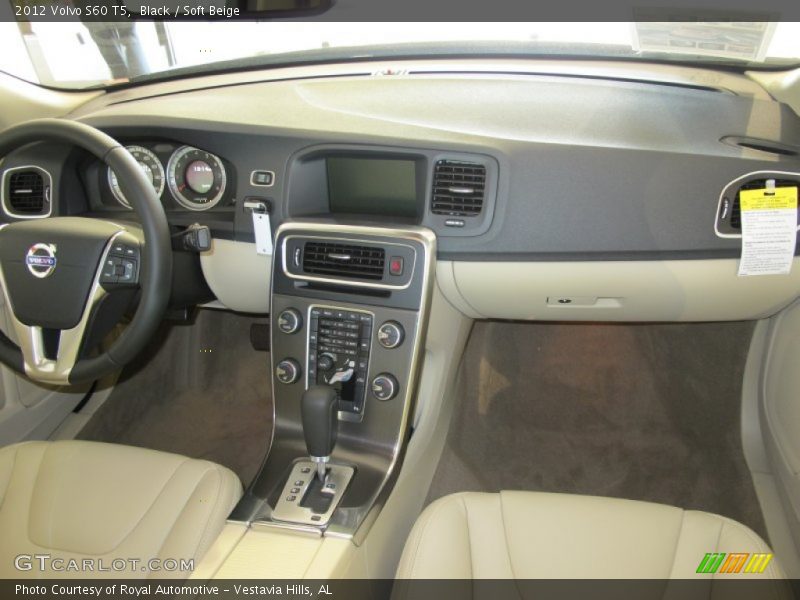 Black / Soft Beige 2012 Volvo S60 T5