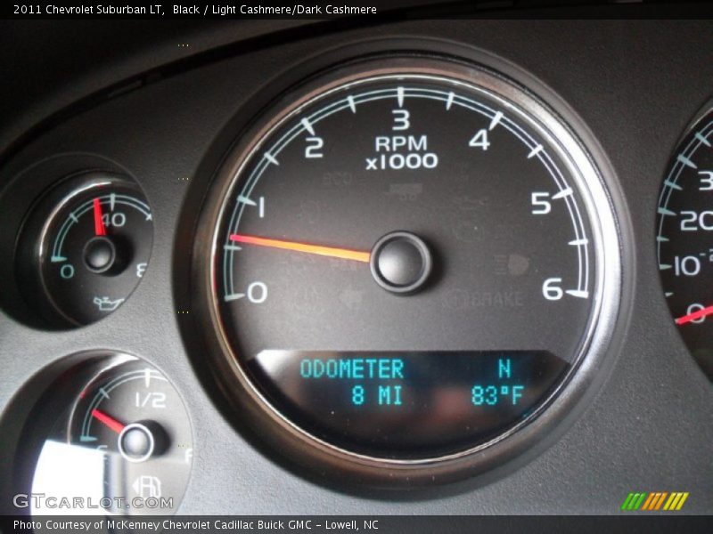 Black / Light Cashmere/Dark Cashmere 2011 Chevrolet Suburban LT