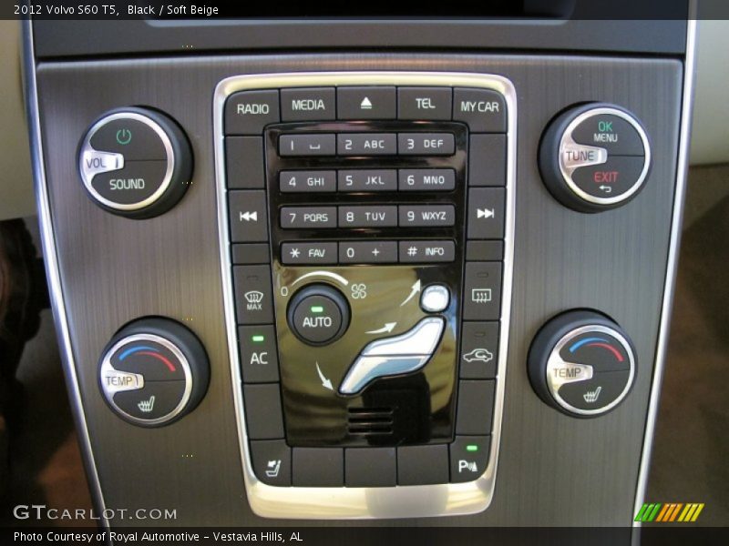 Black / Soft Beige 2012 Volvo S60 T5