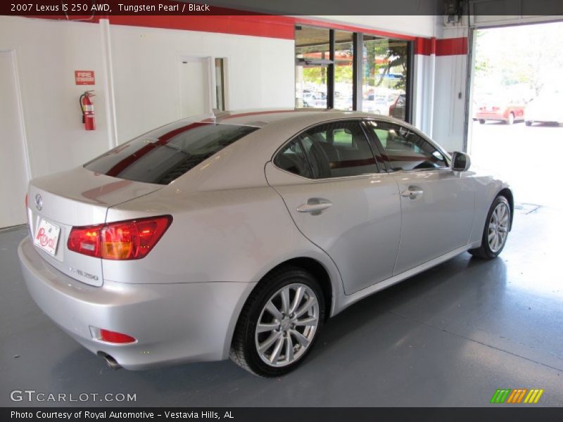 Tungsten Pearl / Black 2007 Lexus IS 250 AWD