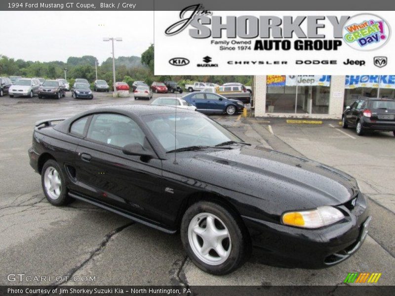 Black / Grey 1994 Ford Mustang GT Coupe