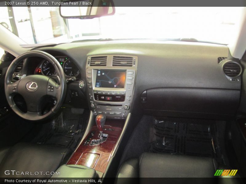 Tungsten Pearl / Black 2007 Lexus IS 250 AWD