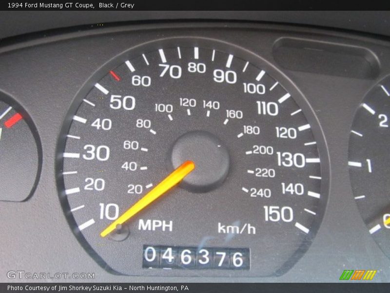 Black / Grey 1994 Ford Mustang GT Coupe