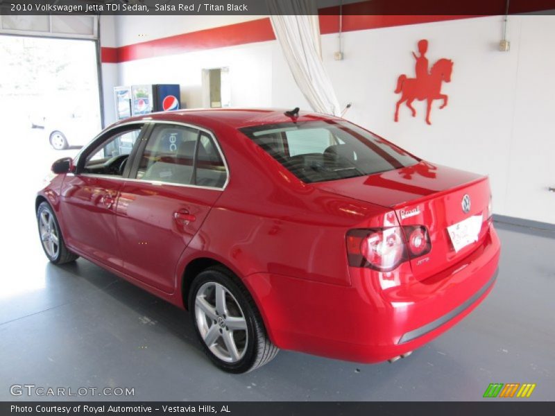 Salsa Red / Titan Black 2010 Volkswagen Jetta TDI Sedan
