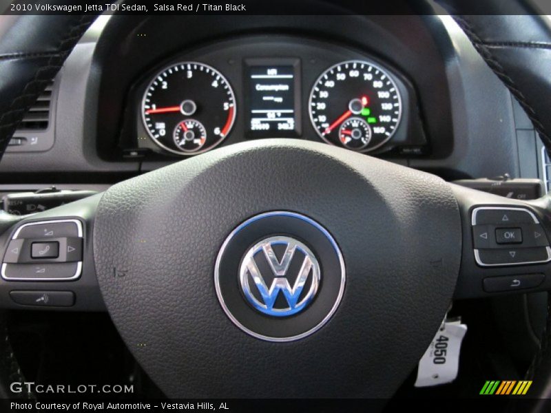 Salsa Red / Titan Black 2010 Volkswagen Jetta TDI Sedan