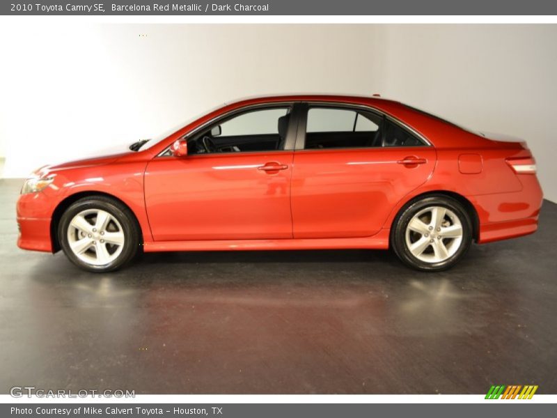 Barcelona Red Metallic / Dark Charcoal 2010 Toyota Camry SE