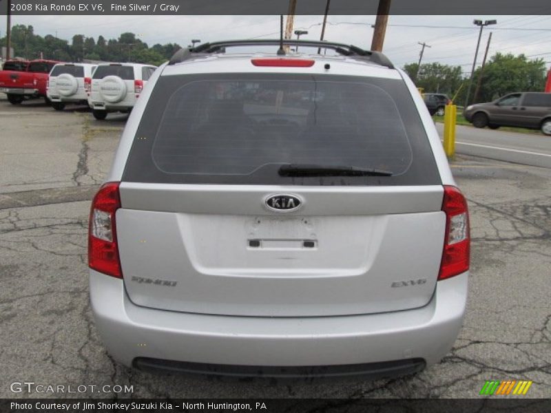 Fine Silver / Gray 2008 Kia Rondo EX V6