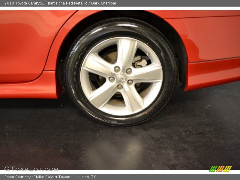 Barcelona Red Metallic / Dark Charcoal 2010 Toyota Camry SE