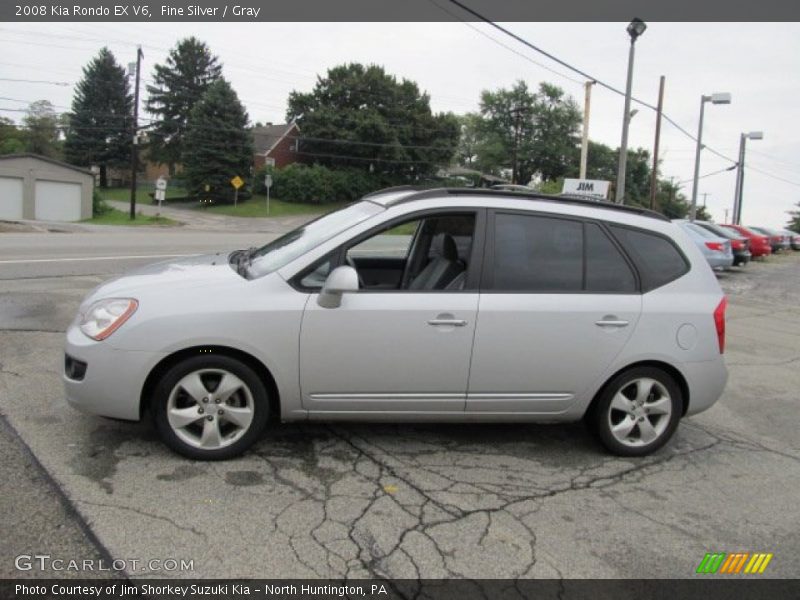 Fine Silver / Gray 2008 Kia Rondo EX V6