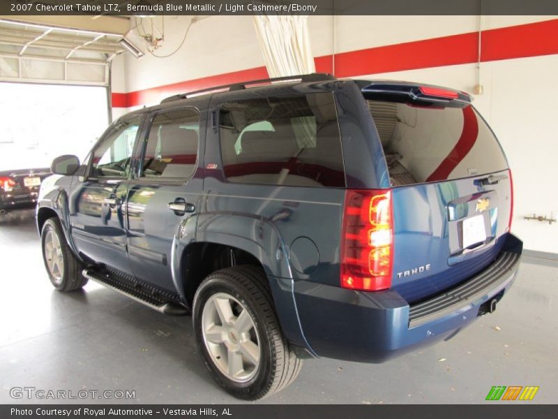 Bermuda Blue Metallic / Light Cashmere/Ebony 2007 Chevrolet Tahoe LTZ