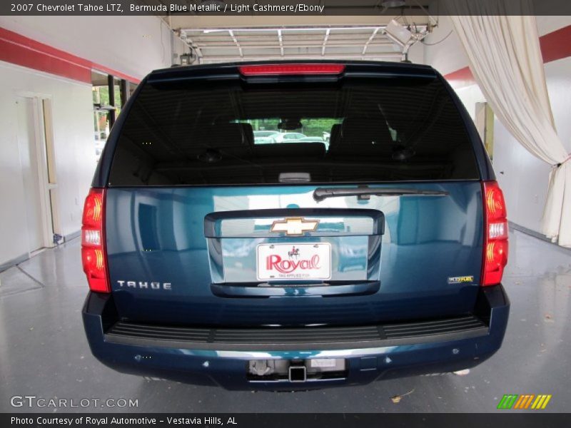 Bermuda Blue Metallic / Light Cashmere/Ebony 2007 Chevrolet Tahoe LTZ