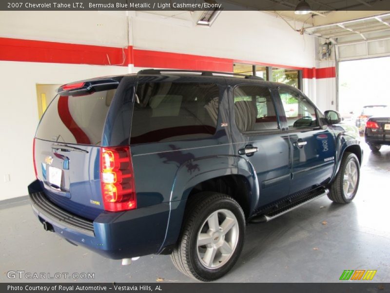 Bermuda Blue Metallic / Light Cashmere/Ebony 2007 Chevrolet Tahoe LTZ