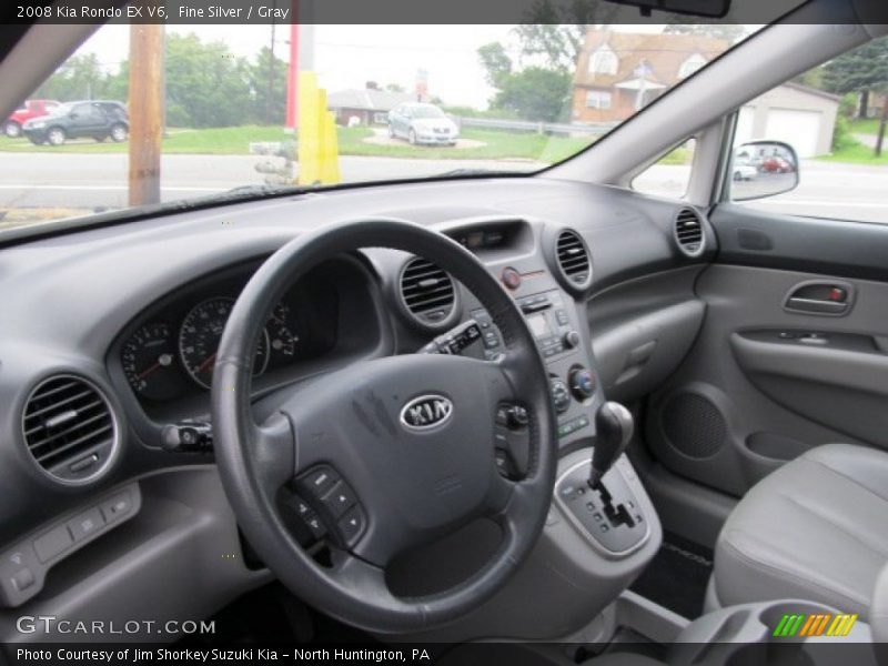 Fine Silver / Gray 2008 Kia Rondo EX V6