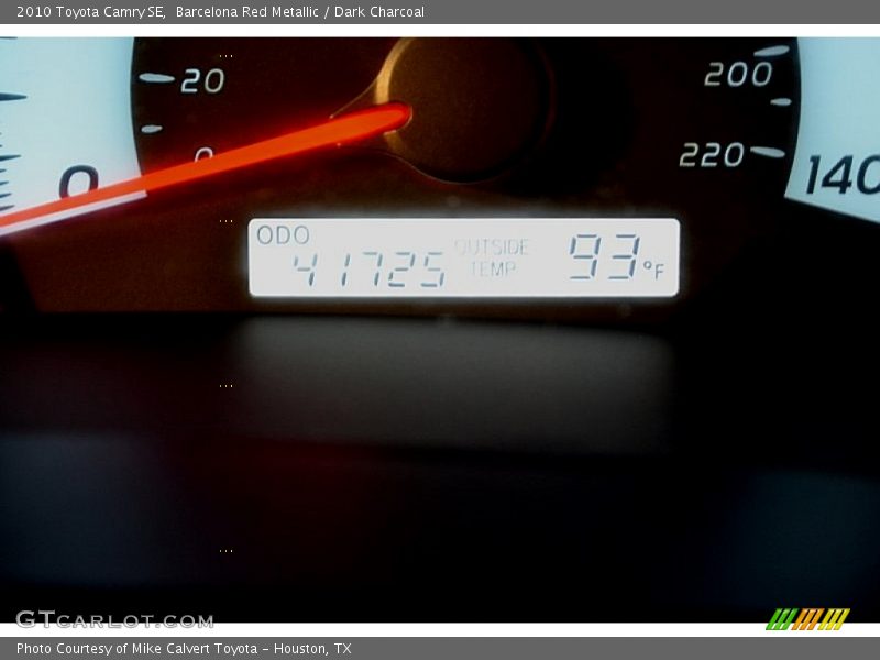 Barcelona Red Metallic / Dark Charcoal 2010 Toyota Camry SE