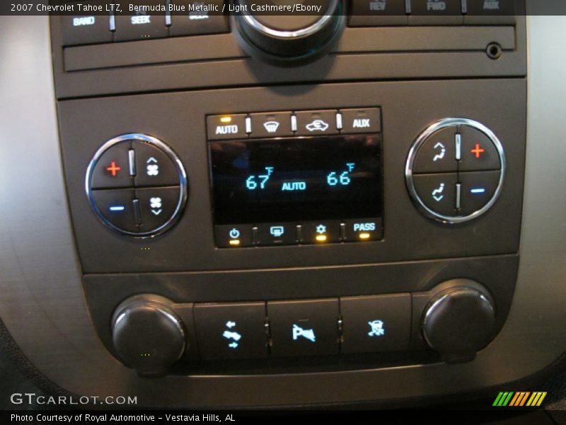 Bermuda Blue Metallic / Light Cashmere/Ebony 2007 Chevrolet Tahoe LTZ