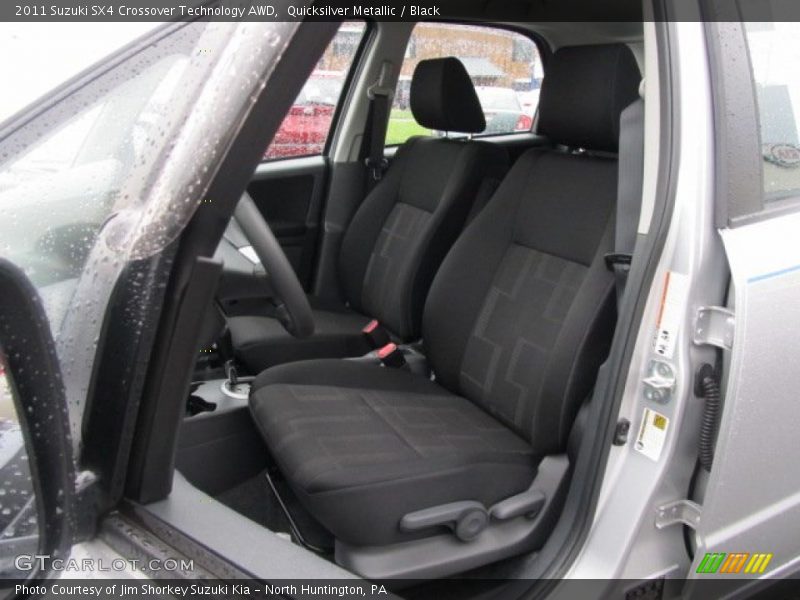 Quicksilver Metallic / Black 2011 Suzuki SX4 Crossover Technology AWD