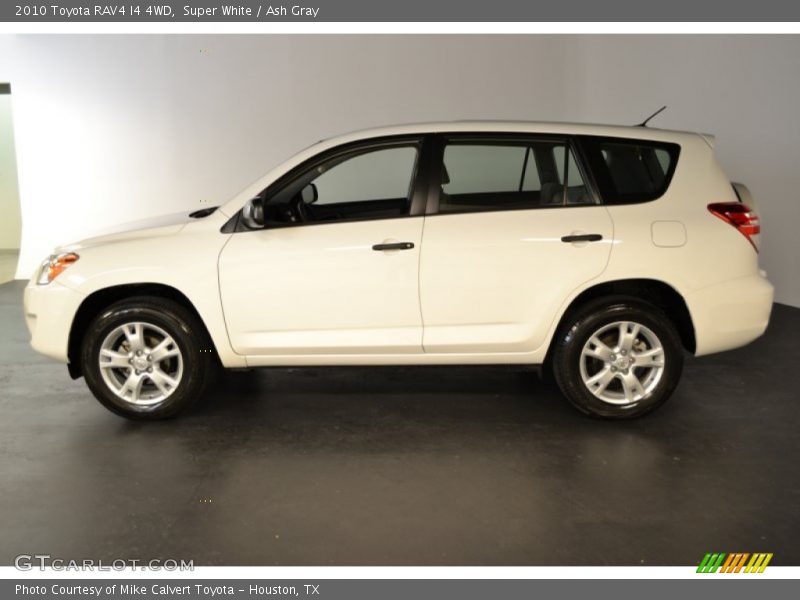 Super White / Ash Gray 2010 Toyota RAV4 I4 4WD