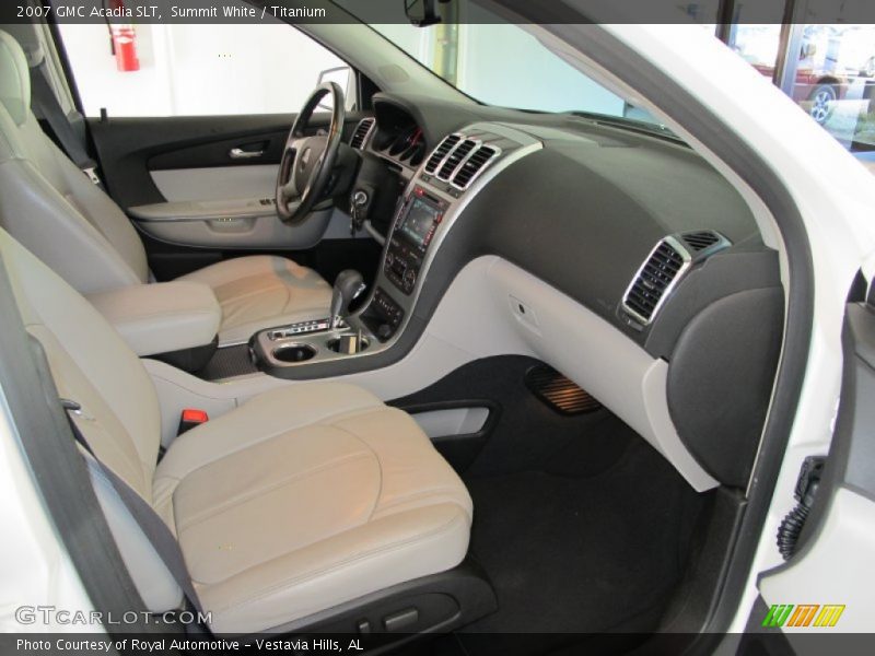 Summit White / Titanium 2007 GMC Acadia SLT