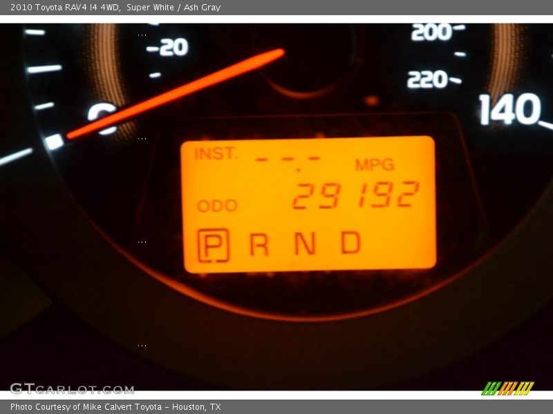 Super White / Ash Gray 2010 Toyota RAV4 I4 4WD