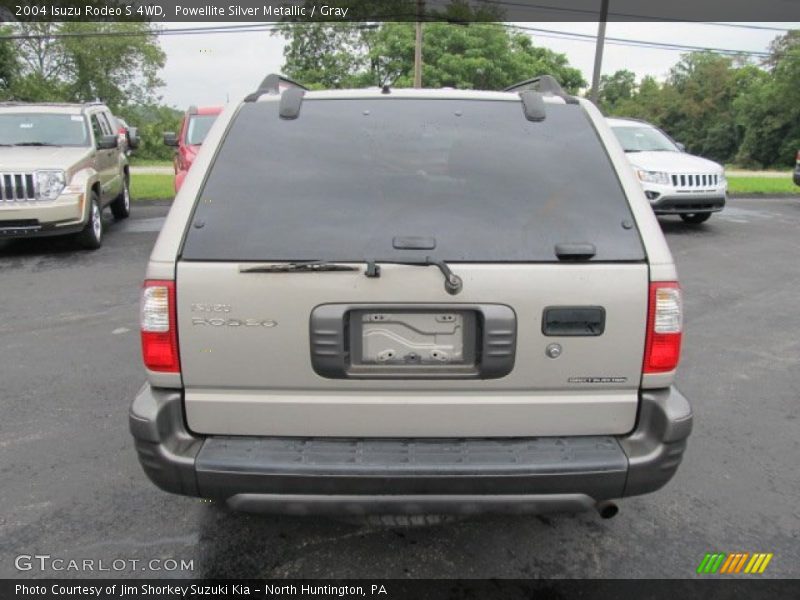 Powellite Silver Metallic / Gray 2004 Isuzu Rodeo S 4WD