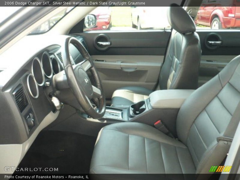 Silver Steel Metallic / Dark Slate Gray/Light Graystone 2006 Dodge Charger SXT