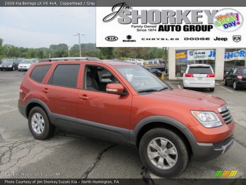 Copperhead / Gray 2009 Kia Borrego LX V6 4x4