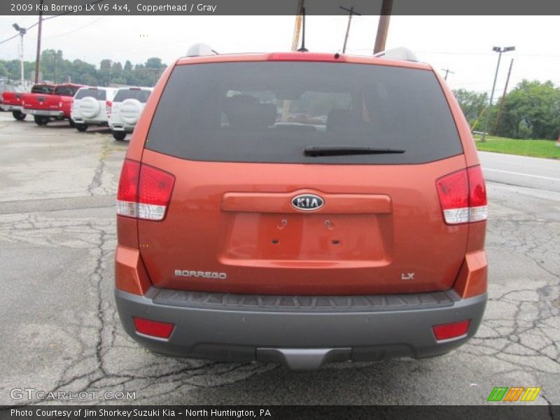 Copperhead / Gray 2009 Kia Borrego LX V6 4x4