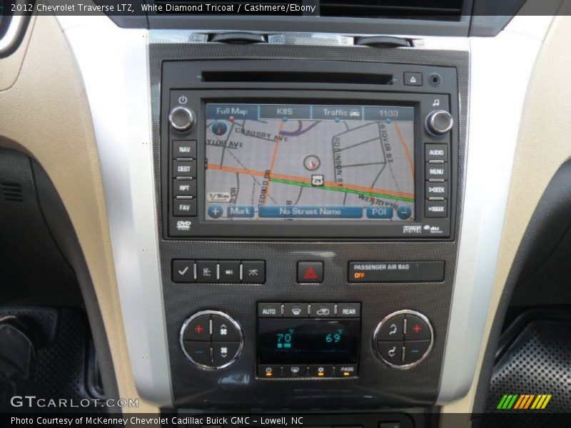 Navigation of 2012 Traverse LTZ
