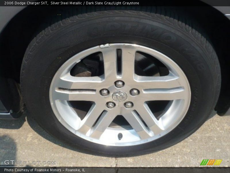 Silver Steel Metallic / Dark Slate Gray/Light Graystone 2006 Dodge Charger SXT