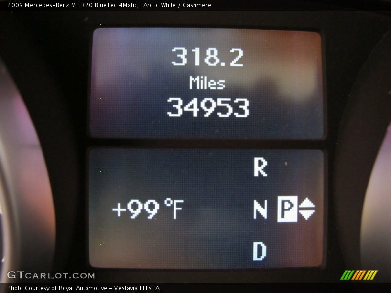 Arctic White / Cashmere 2009 Mercedes-Benz ML 320 BlueTec 4Matic