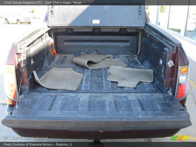 Dark Cherry Pearl / Beige 2008 Honda Ridgeline RTS