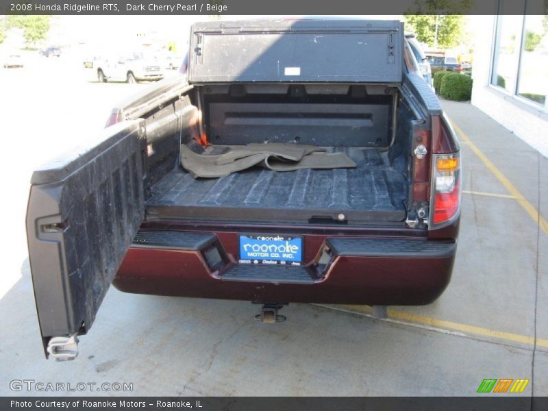Dark Cherry Pearl / Beige 2008 Honda Ridgeline RTS