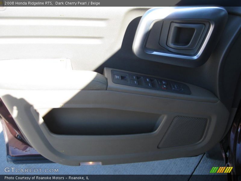 Dark Cherry Pearl / Beige 2008 Honda Ridgeline RTS