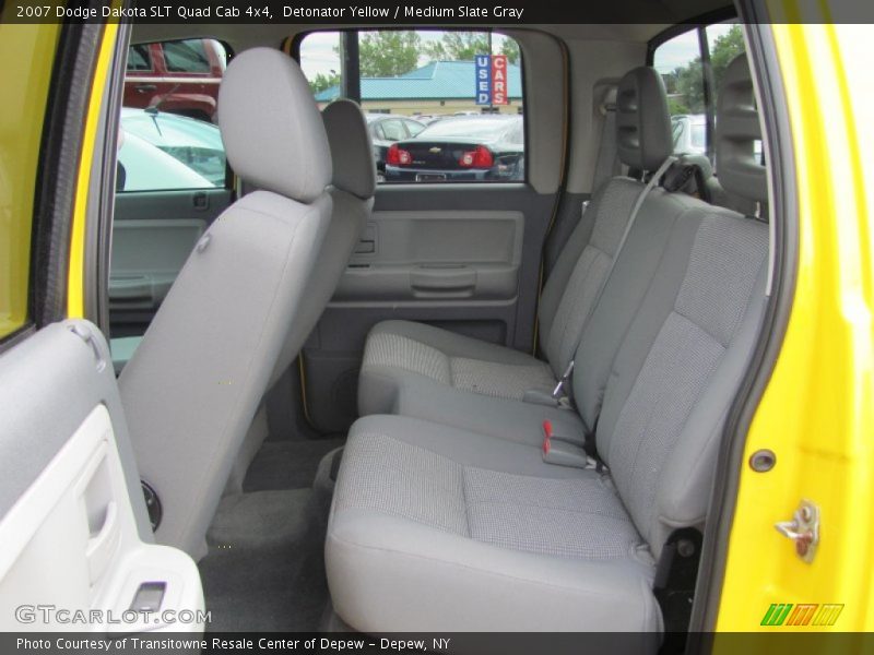  2007 Dakota SLT Quad Cab 4x4 Medium Slate Gray Interior